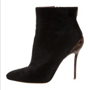 Maison Martin Margiela Pony Hair Heeled Boots Sz 9